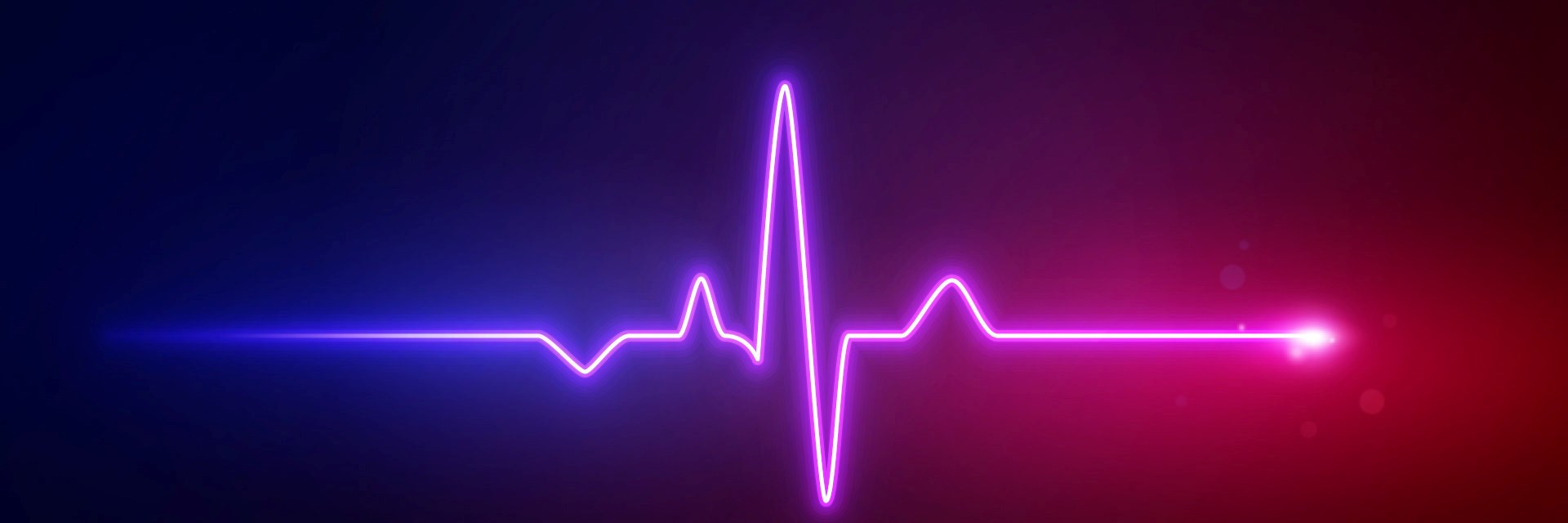 Illustration of ECG heartbeat