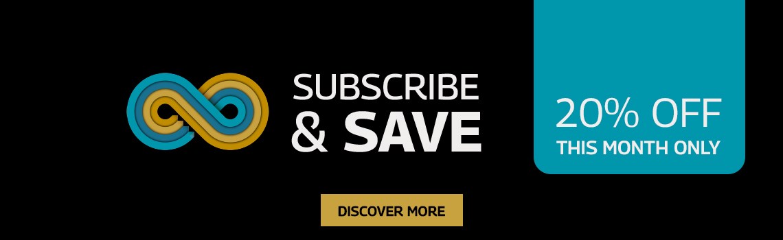 Subscribe & Save. 20% OFF this month only. Discover more. 
