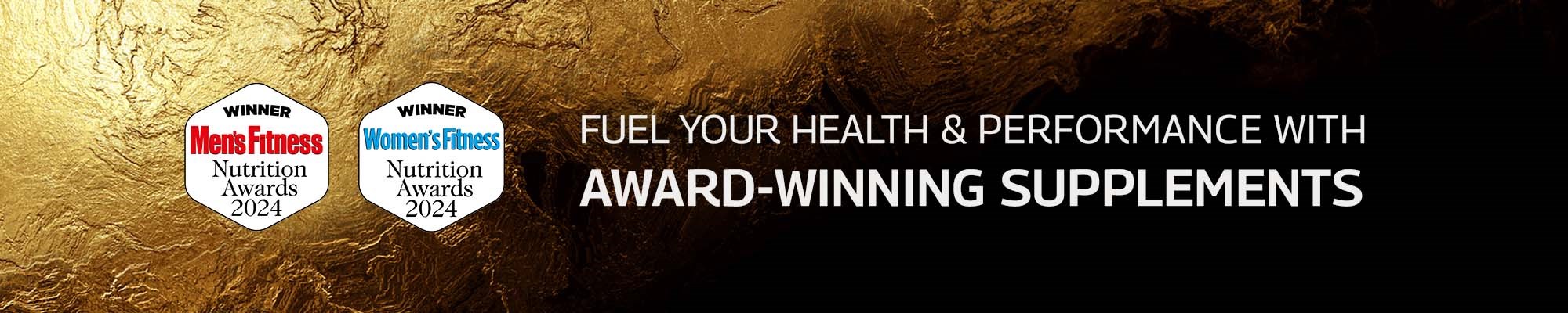 Fuel your health and performance with award-winning supplements. 