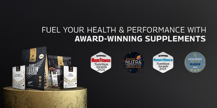 Fuel your health and performance with award-winning supplements. 
