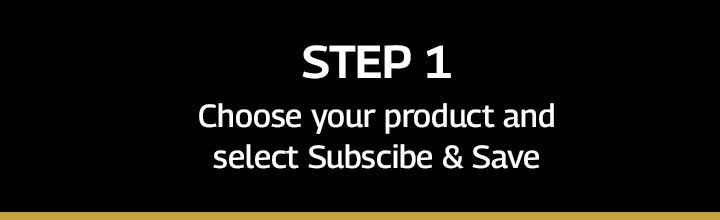 Step 1 - choose your product
