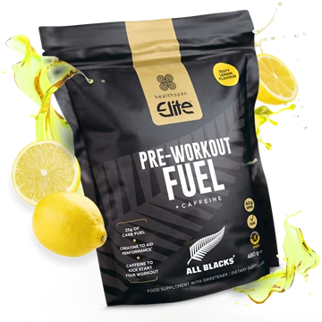 All Blacks Pre-Workout Fuel plus Caffeine