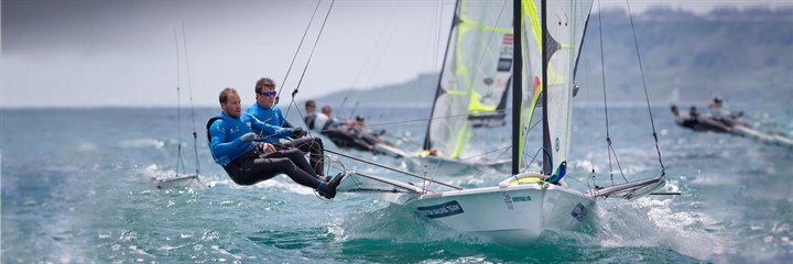 Two sailors in a race