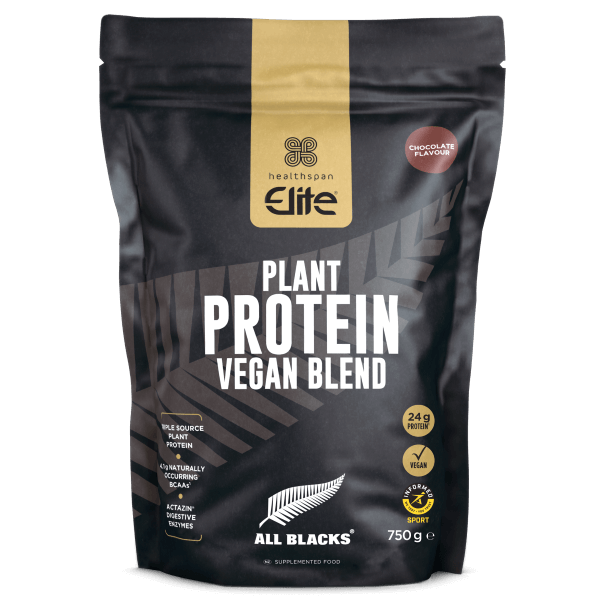 Elite All Blacks Plant Protein Vegan Blend pack