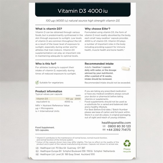 Vitamin D3 4000iu 