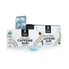 Kick−Start Caffeine Gum