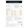 Gold A−Z Multivitamin 
