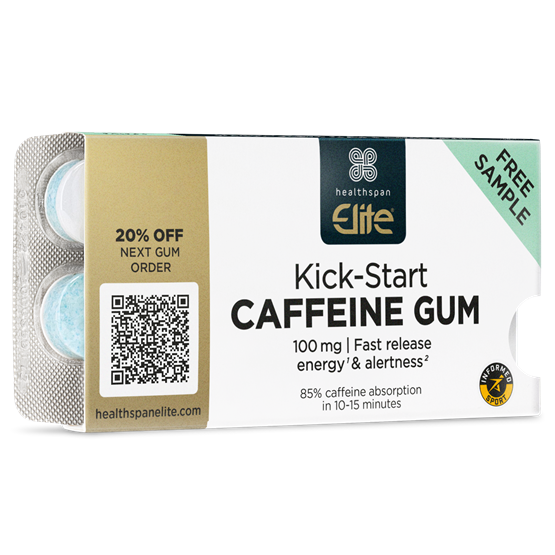 FREE SAMPLE | Kick−Start Caffeine Gum