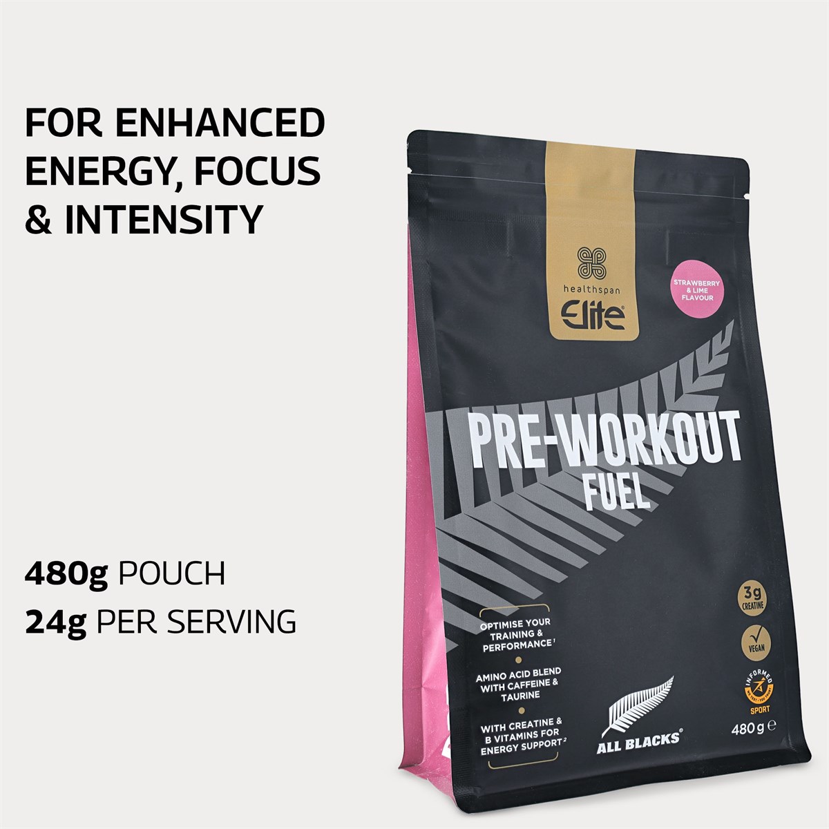 All Blacks Pre-Workout Fuel